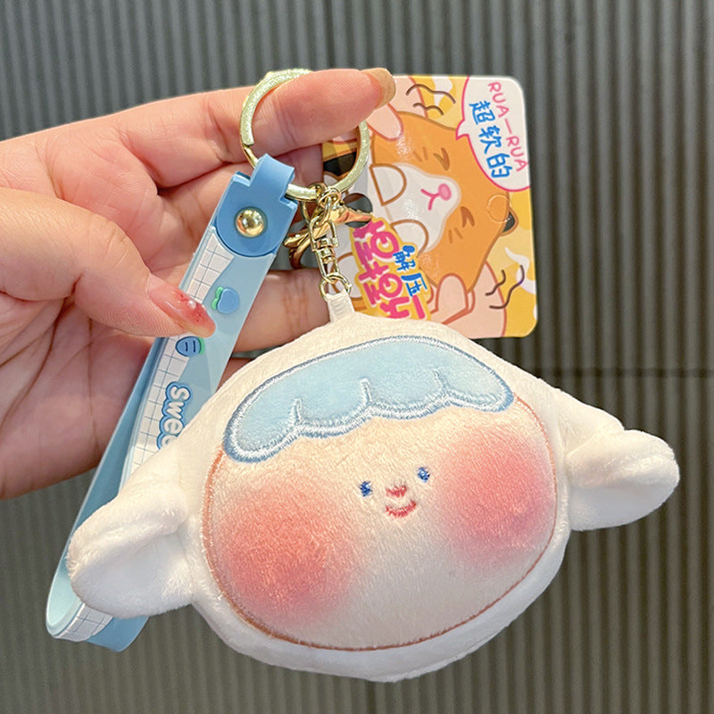 Wholesale Decompression and Pinching of Le Plush Keychains